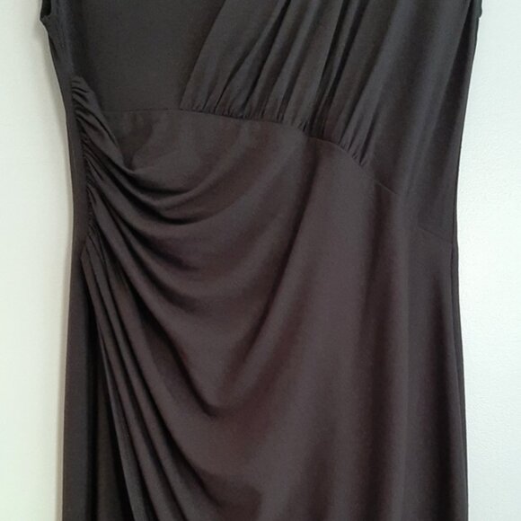 TOMMY BAHAMA Faux Wrap Short Sleeve Soft & Stretchy Dress Black Sz M - Picture 3 of 13